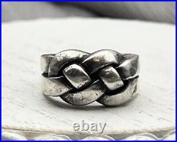 James Avery Retired Size 8 Braided Woven Ring Neat Piece James Avery Retired Size 8 Braided Woven Ring Neat Piece