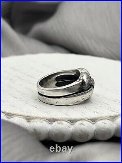 James Avery Retired Size 8 Braided Woven Ring Neat Piece James Avery Retired Size 8 Braided Woven Ring Neat Piece