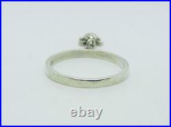 James Avery Retired Sterling Sea Turtle Charm Dangle Ring Size 7 Rare Find