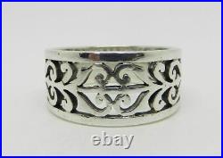 James Avery Retired Sterling Silver Adoree Ring Band Size 7 Lb-c1133