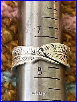 James Avery Retired Sterling Silver Birds Of A Feather Ring Size 7.5