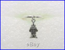 James Avery Retired Sterling Silver Clown Charm Dangle Ring Size 5.5 Lb-c1722