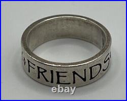 James Avery Retired Sterling Silver Family Friends Faith Ring Size 9.5 James Avery Retired Sterling Silver Family Friends Faith Ring Size 9.5