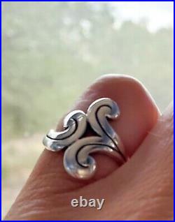James Avery Retired Sterling Silver Ring Neat