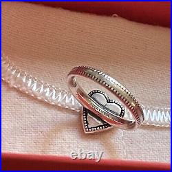 James Avery Retired Sterling Vintage Heart Ring/Size-6