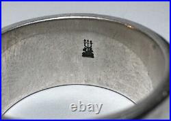 James Avery Retired Sterling Wide Cigar Cross Ring Old, Rare & Heavy! Size 10