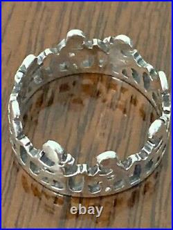 James Avery Retired Students at School Desks Ring with Box Sz 7.5