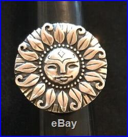 James Avery Retired Sun My Sunshine Ring Sterling Silver Size 8.25-8.5