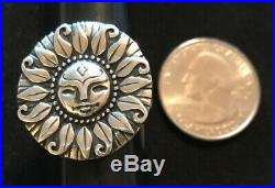 James Avery Retired Sun My Sunshine Ring Sterling Silver Size 8.25-8.5