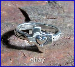 James Avery Retired Texas Together We Stand Strong Ring Size 5
