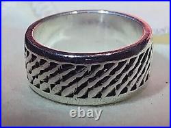 James Avery Retired Textured Ring Size 9 RARE Piece