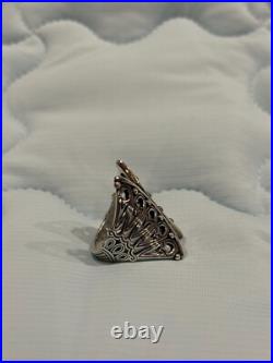 James Avery Retired Tracery Fan Ring Size 10 James Avery Retired Tracery Fan Ring Size 10