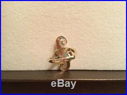 James Avery -Retired- Vintage 14K Gold Scroll Ring sz 6.5- Beautiful