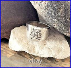 James Avery Retired WIDE Alpha and Omega Band Ring Sz 6.25 Fits 5.75 Re-Sizable