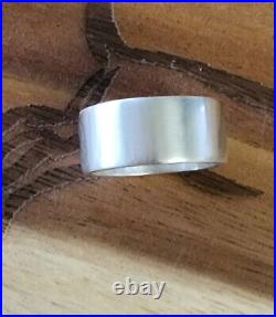 James Avery Retired Wide Band Ring Size 9 with JA Box