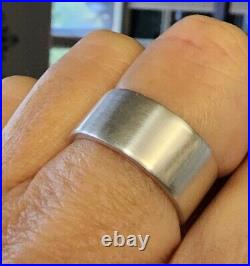 James Avery Retired Wide Band Ring Size 9 with JA Box