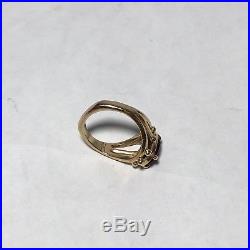 James Avery Ring 14K Yellow Gold Garnet Size 5.5