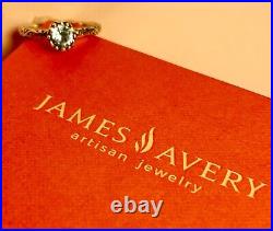 James Avery Ring Cherished Birthstone (March) 925 Sterling Size 6 1/2