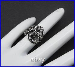 James Avery Ring Dogwood Flower Bouquet Cluster 925 Sterling Silver Jewelry Tiny