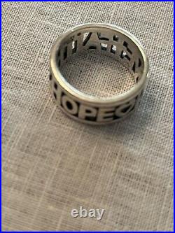 James Avery Ring-Love Faith Hope Sterling Size 8