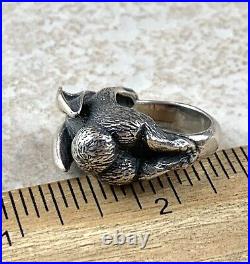 James Avery Ring Size 5.25 Sterling Silver 925 Bunny Rabbit? Animal Weight 15g