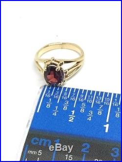 James Avery Ring with Garnet Stone Retired