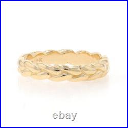 James Avery Rope Braid Band Yellow Gold 14k Wedding Ring Sz 5 1/2