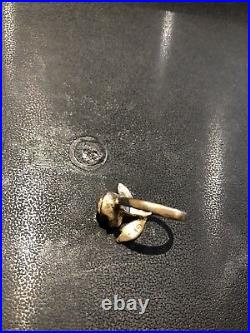 James Avery Rose Ring Size 5 Yellow Gold 14k Vintage
