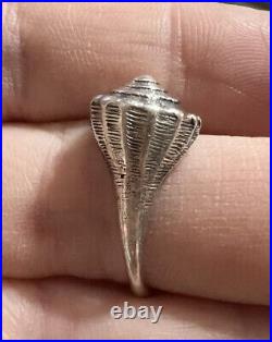 James Avery SS Conch Shell Ring RETIRED