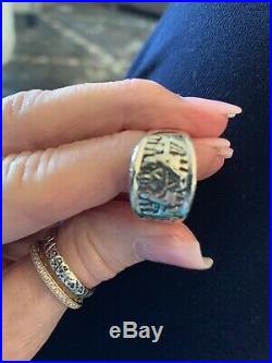 James Avery SS Last Supper Ring-Retired. Size 10. Good preowned condition