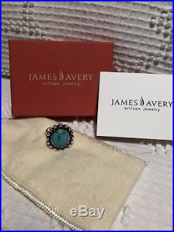 James Avery Santorini Turquoise Ring Size 6 1/2