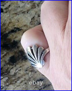 James Avery Shell Ring Retired Sterling Silver Size 6