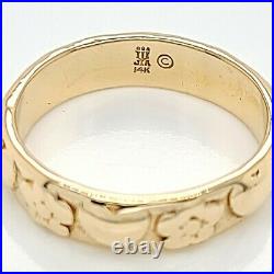 James Avery Signed 14K Yellow Gold Sculpted Band (50009436)