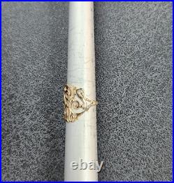 James Avery Sorrento Swirl Scroll Ring In 14k Gold Size 8