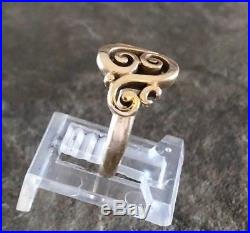 James Avery Spanish Swirl Ring Sz 6 14K Gold Scrolled
