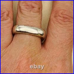 James Avery Square Ring Retired Rare Band Size 10 Sterling Silver 925