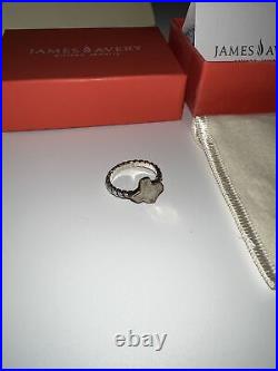 James Avery State of Texas Sterling Silver 925 Twisted Band Ring SZ 6