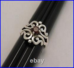 James Avery Ster Silver Spanish Lace Birthstone Ring Garnet, January, Size 6 1/2