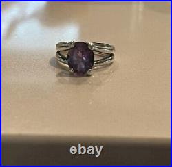 James Avery Sterling Amethyst Ring