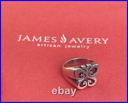 James Avery Sterling Open Spring Butterfly Ring