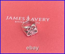 James Avery Sterling Open Spring Butterfly Ring