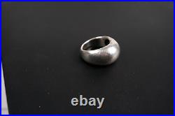 James Avery Sterling Silver. 925 Hammered Dome Ring Size 7 EUC