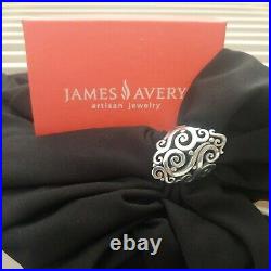 James Avery Sterling Silver 925 Long Sorrento Ring size 10