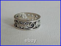 James Avery Sterling Silver Abounding Vine Ring Sz 7.5