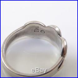 James Avery Sterling Silver Angel Face Rare Retired Band Ring Size 6 LDC2