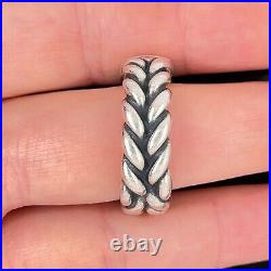 James Avery Sterling Silver Cable Ring Size 10