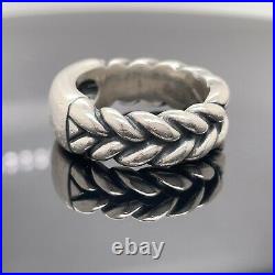 James Avery Sterling Silver Cable Ring Size 10