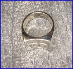 James Avery Sterling Silver Concave Cross Ring Size 6 1/2 16.5g