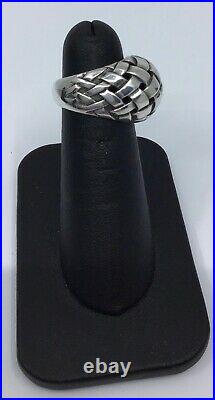 James Avery Sterling Silver Domed Weave Ring