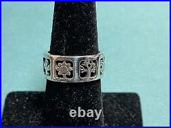 James Avery Sterling Silver Four Seasons Ring Size 7 Retired